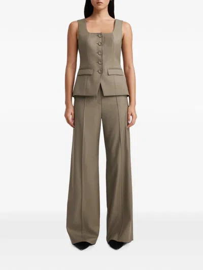 Anna Quan Marisol Button-up Top In Neutral