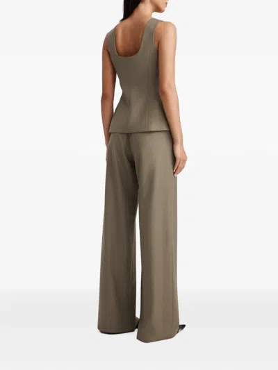 Anna Quan Marisol Button-up Top In Neutral