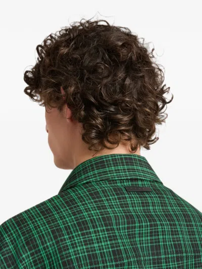 Marni Checked Wool-gabardine Jacket In Multi