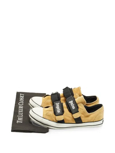 Pre-owned Palm Angels Touch-strap Sneakers In Neutral