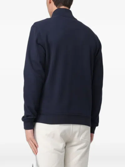 Belstaff Logo-patch Zip-up Sweatshirt In Multi