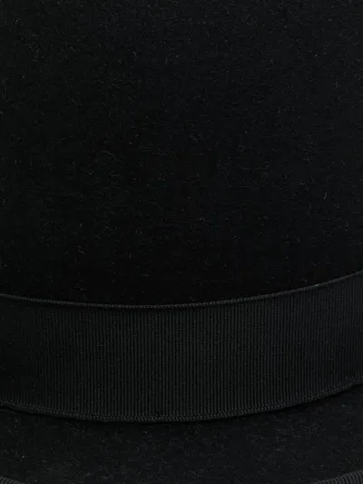 Pre-owned Hermes Felt Hat In Black