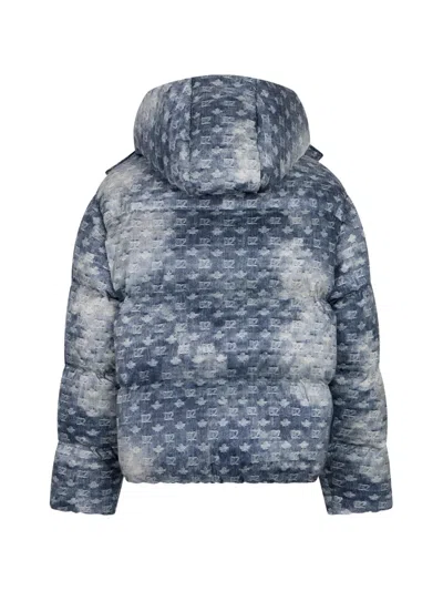 Dsquared2 Blue Polyester Full-length Jacket In Blue
