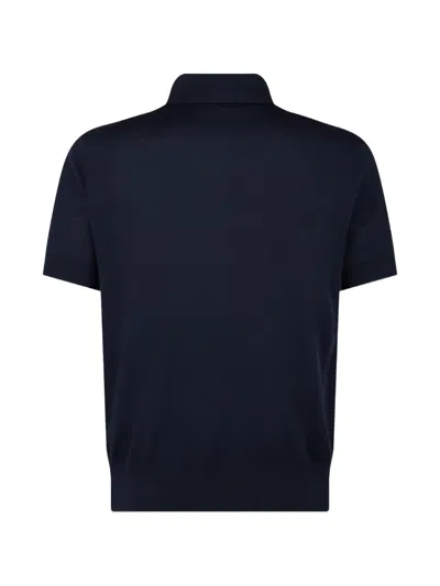 Dsquared2 D2 Upside Down Polo In Blue