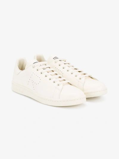 Raf Simons Cream Leather Stan Smith Trainers