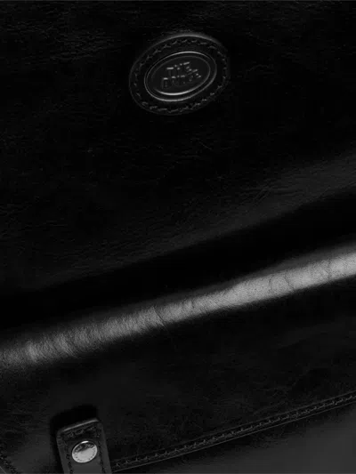 The Bridge Buckle-detail Leather Backpack In Pattern