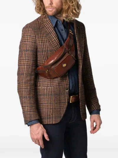 The Bridge Leather Belt Bag In Pattern