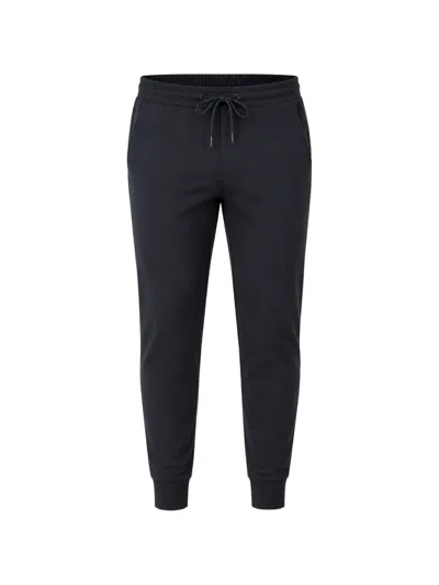 Patrick Assaraf Drawstring Track Pants In Black