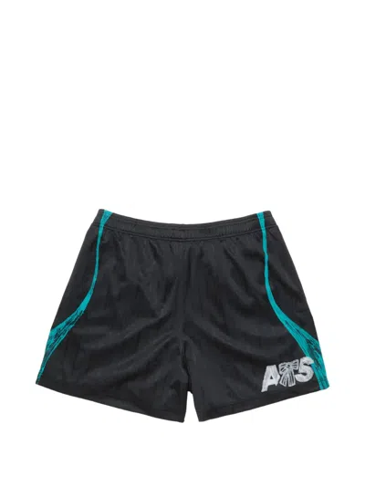 Acne Studios Casual Graphic Shorts In Multi