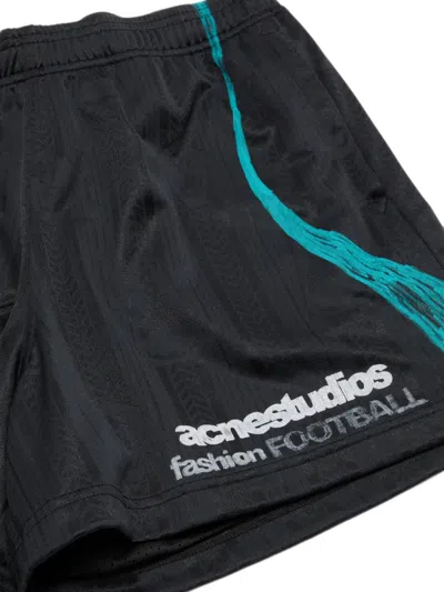 Acne Studios Casual Graphic Shorts In Multi