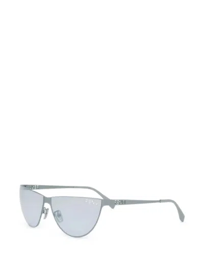 Fendi Cat-eye-frame Sunglasses In Blue
