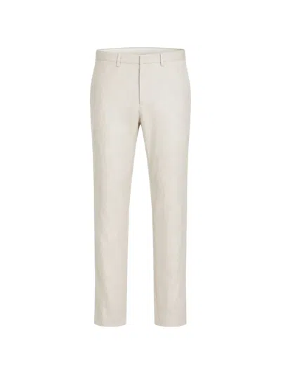 Patrick Assaraf Straight Trousers In White