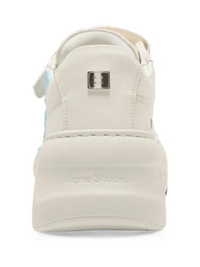 Acne Studios Touch-strap Platform Sneakers In Multi