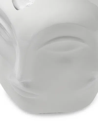 Jonathan Adler Face-embossed Pitcher In White