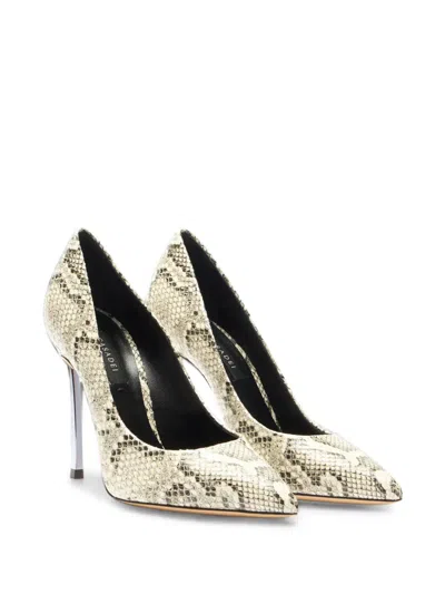 Casadei Blade Python-print Pumps In Multi