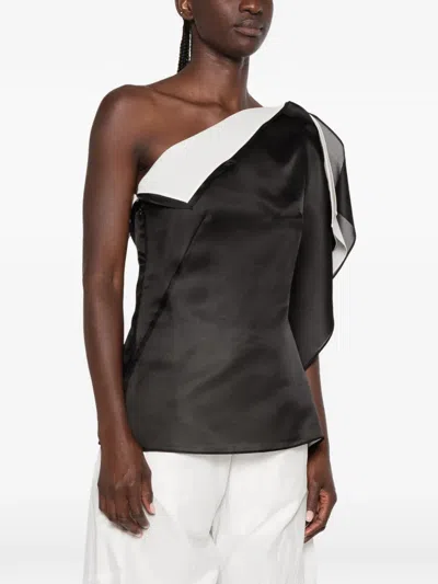 Rohe Sculptural Double-layered Top In Multi