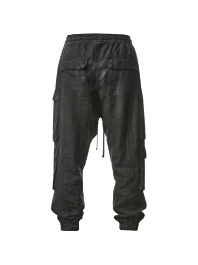 Thom Krom Drawstring Cargo Pants In Black