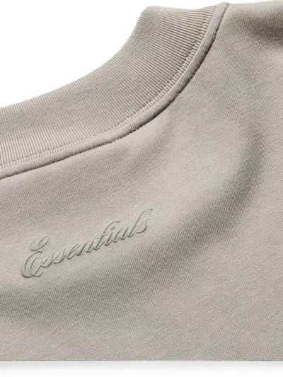Essentials Dropped-shoulder T-shirt In Gray
