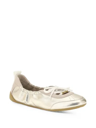 Chloé Metallic-effect Ballet Flats In Multi