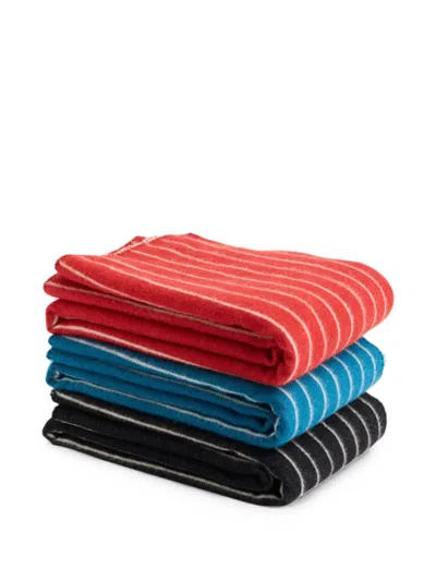 Hay Striped-pattern Blanket In Red