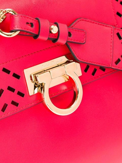 Shop Ferragamo Pink & Purple