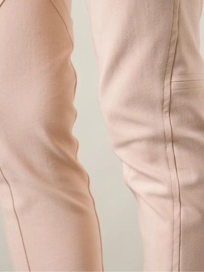 Shop Stella Mccartney Zip Fastening Slim Trousers In Pink
