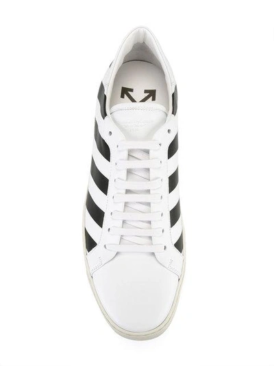 Shop Off-white Classic Diagonals Sneakers