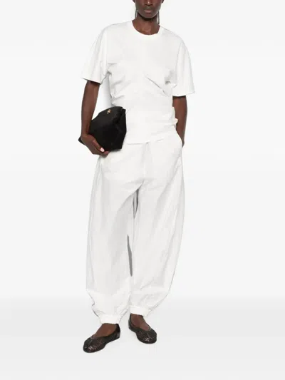 Rohe Draped T-shirt In White