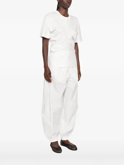 Rohe Draped T-shirt In White