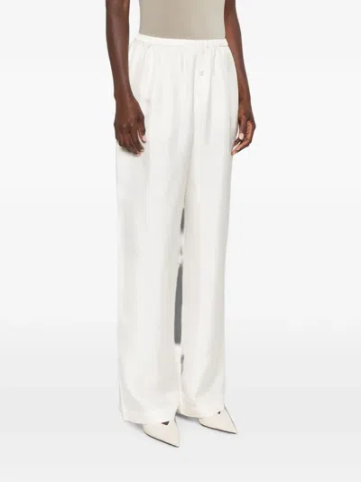 Rohe Silk Trousers In White