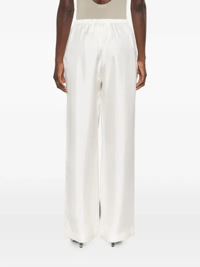 Rohe Silk Trousers In White