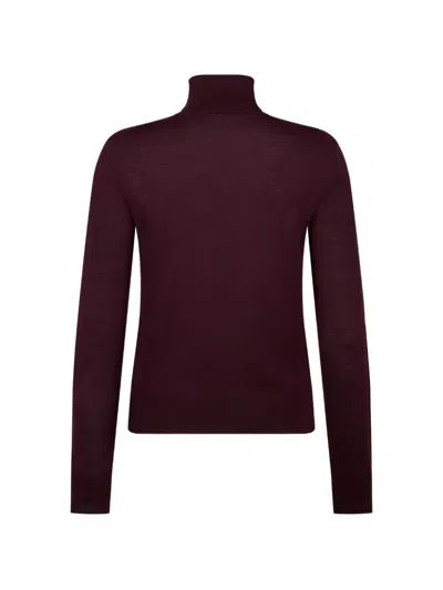 Dsquared2 D2-upside-down Turtleneck Pullover In Purple