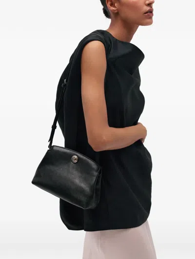 Liffner Pushlock Shoulder Bag In Black