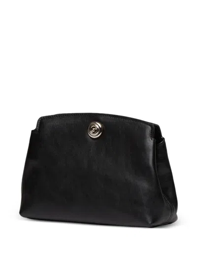 Liffner Pushlock Shoulder Bag In Black