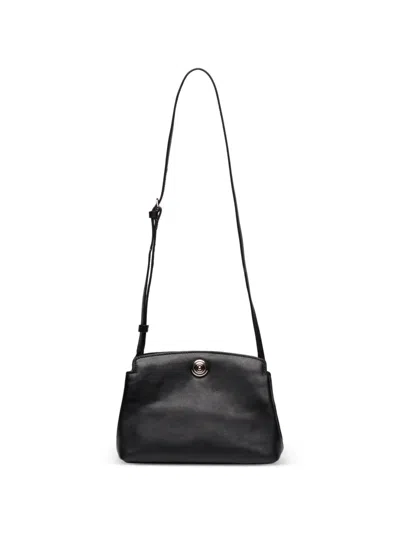 Liffner Pushlock Shoulder Bag In Black