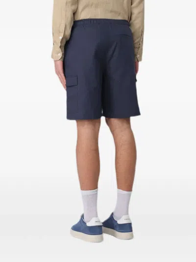Colmar Drawstring Cargo Shorts In Blue