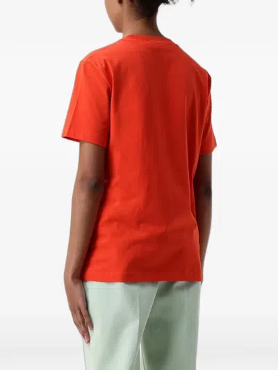 Msgm Logo-print Cotton T-shirt In Black