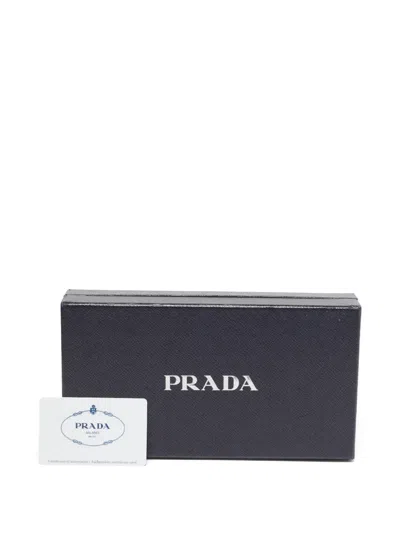 Pre-owned Prada Re-nylon Smartphone Case In Black