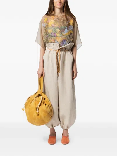 Anntian Chiffon Top In Multi