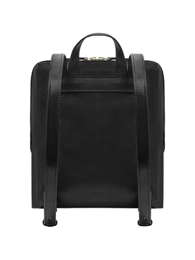 The Bridge Frida Envelope-pocket Leather Backpack In Black