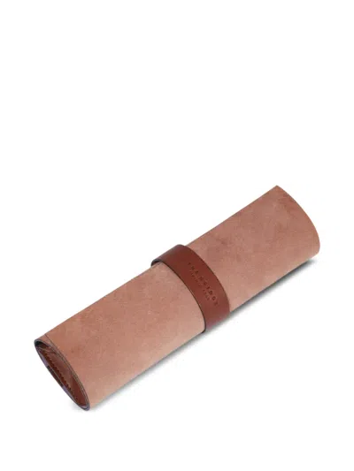 The Bridge Leather Roll-up Backgammon Set In Multi