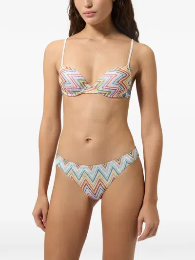 Missoni Zigzag-print Bikini In Multi