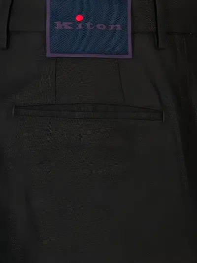 Kiton Cargo Shorts In Blue