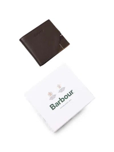 Barbour Tabert Leather Wallet In Brown