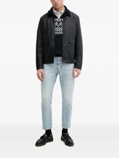 Barbour Stripe-pattern Shirt In Blue