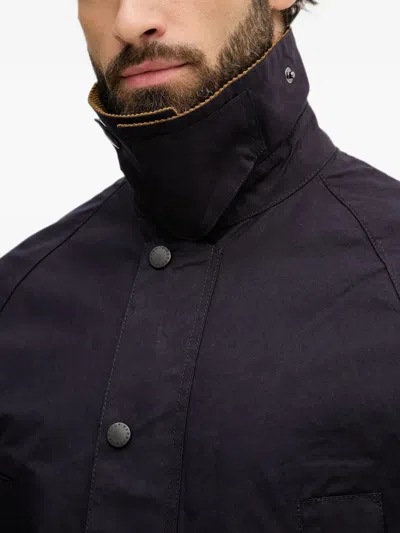 Barbour Oversized Bedale Jacket In Purple