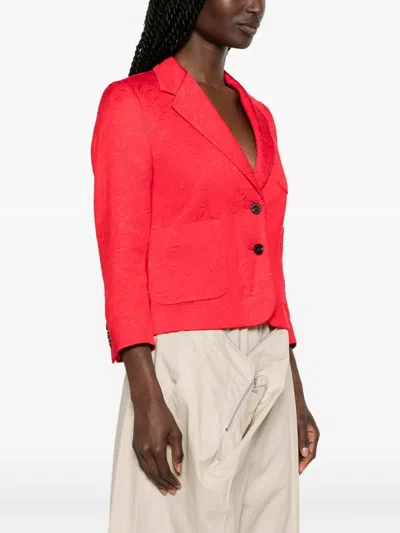 Dries Van Noten Jacket In Red