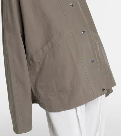 Totême Oversized Cotton-blend Jacket In Multi