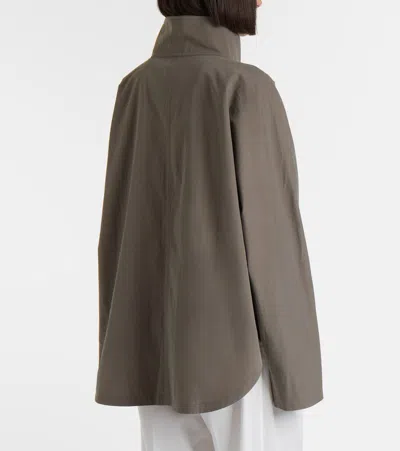 Totême Oversized Cotton-blend Jacket In Multi