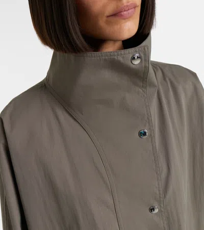 Totême Oversized Cotton-blend Jacket In Multi